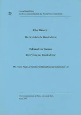 Blauert |  Die Schinkelsche Bauakademie | Buch |  Sack Fachmedien
