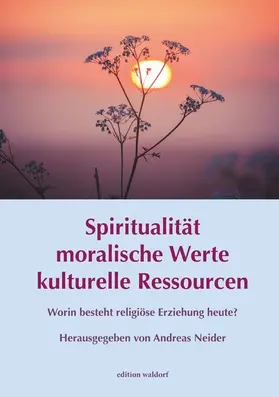 Neider |  Spiritualität moralische Werte kulturelle Ressourcen | eBook | Sack Fachmedien