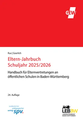 Rux / Goerlich / Gewerkschaft Erziehung und Wissenschaft |  Eltern-Jahrbuch Schuljahr 2025/2026 | Buch |  Sack Fachmedien