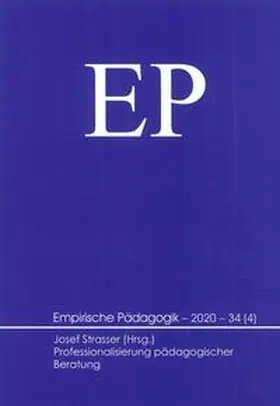 Strasser |  Professionalisierung pädagogischer Beratung | Buch |  Sack Fachmedien