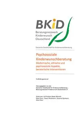 Thorn / Wischmann / Quitmann |  Psychosoziale Kinderwunschberatung. | Buch |  Sack Fachmedien