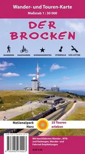 Spachmüller | Der Brocken 1 : 30 000 | Sonstiges | 978-3-945974-22-3 | www2.sack.de