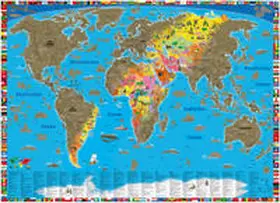 Schönhoff / Krüger |  Rubbelposter Welt (100 x 70 cm) | Sonstiges |  Sack Fachmedien