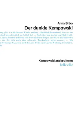 Brixa / Hagestedt |  Der dunkle Kempowski | Buch |  Sack Fachmedien