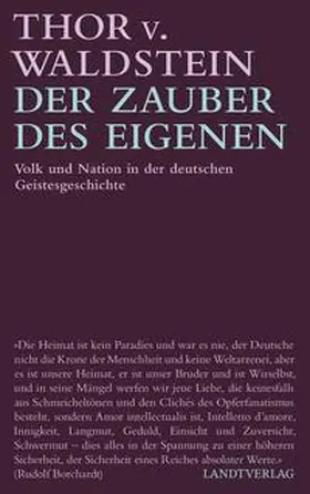 Waldstein / v. Waldstein |  Der Zauber des Eigenen | Buch |  Sack Fachmedien