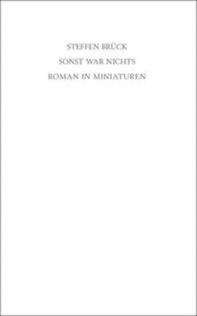 Brück |  Sonst war nichts | Buch |  Sack Fachmedien