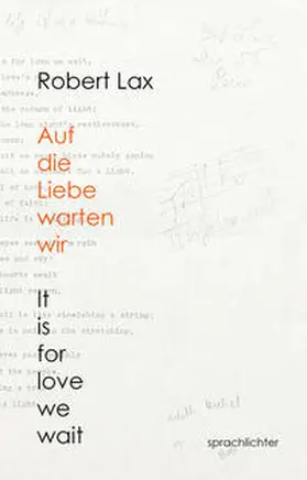 Lax |  Auf die Liebe warten wir | Buch |  Sack Fachmedien