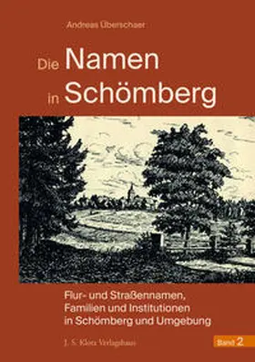 Überschaer / Freiburger |  Die Namen in Schömberg | Buch |  Sack Fachmedien