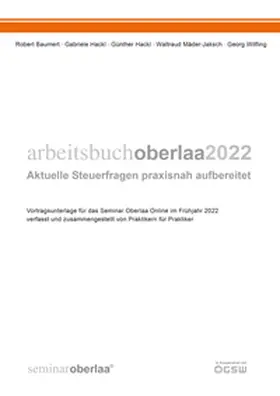 Hackl |  Arbeitsbuch Oberlaa 2022 | Buch |  Sack Fachmedien