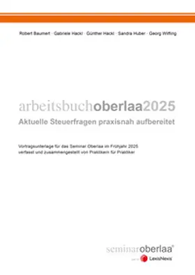 Baumert / Hackl |  Arbeitsbuch Oberlaa 2025 | Buch |  Sack Fachmedien