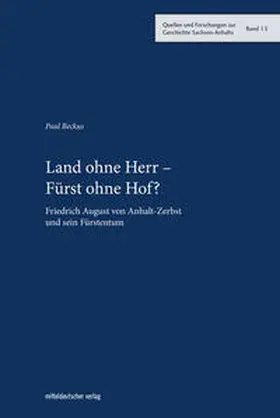 Beckus |  Land ohne Herr - Fürst ohne Hof? | Buch |  Sack Fachmedien