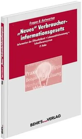 Hahn |  „Neues“ Verbraucher-informationsgesetz | Buch |  Sack Fachmedien