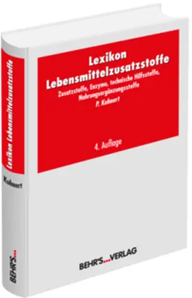 Kuhnert |  Lexikon Lebensmittelzusatzstoffe | Buch |  Sack Fachmedien