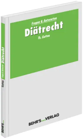 Guttau | Diätrecht | Buch | 978-3-95468-263-8 | sack.de