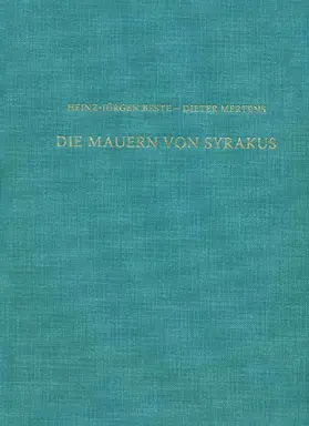 Beste / Mertens / Ortisi |  Die Mauern von Syrakus | Buch |  Sack Fachmedien