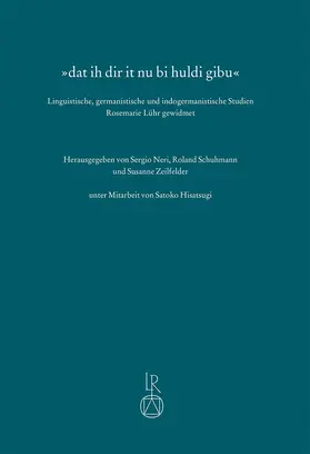 Neri / Schuhmann / Zeilfelder |  „dat ih dir it nu bi huldi gibu“ | Buch |  Sack Fachmedien