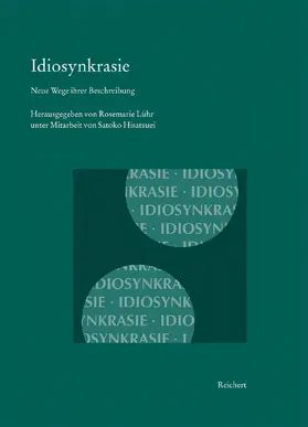 Lühr |  Idiosynkrasie | Buch |  Sack Fachmedien