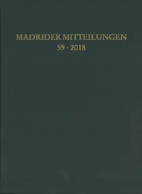 Deutsches Archäologisches Institut. Madrid |  Madrider Mitteilungen | Buch |  Sack Fachmedien
