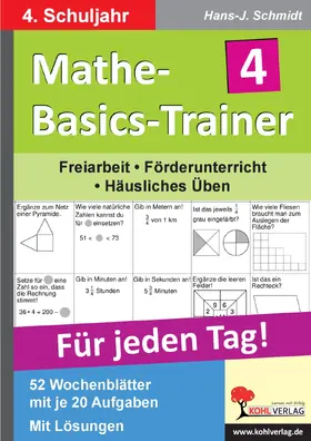 Schmidt |  Mathe-Basics-Trainer / Klasse 4 | eBook | Sack Fachmedien