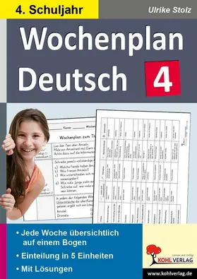 Stolz | Wochenplan Deutsch / Klasse 4 | E-Book | www2.sack.de