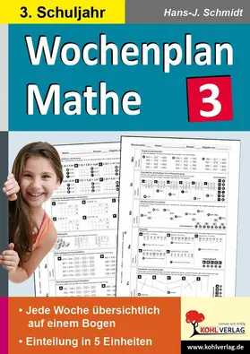 Schmidt | Wochenplan Mathe / Klasse 3 | E-Book | www2.sack.de