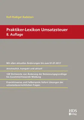 Radeisen |  Praktiker-Lexikon Umsatzsteuer | Buch |  Sack Fachmedien