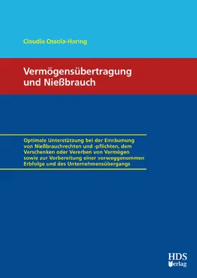 Ossola-Haring |  Vermögensübertragung und Nießbrauch | eBook | Sack Fachmedien