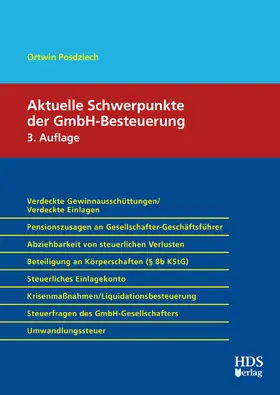 Posdziech |  Aktuelle Schwerpunkte der GmbH-Besteuerung | eBook | Sack Fachmedien