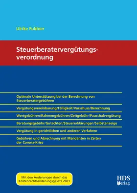 Fuldner |  Steuerberatervergütungsverordnung | Buch |  Sack Fachmedien