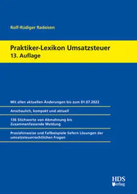 Radeisen |  Praktiker-Lexikon Umsatzsteuer | Buch |  Sack Fachmedien