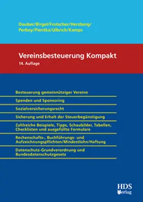 Dauber / Birgel / Herzberg |  Vereinsbesteuerung Kompakt | Buch |  Sack Fachmedien