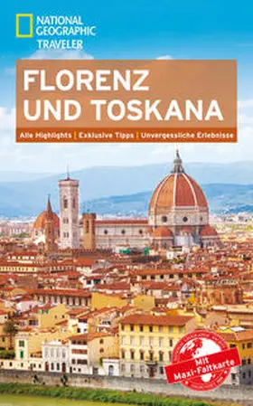 Jepson |  National Geographic Traveler Florenz und Toskana mit Maxi-Faltkarte | Buch |  Sack Fachmedien