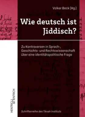 Beck |  Wie deutsch ist Jiddisch? | Buch |  Sack Fachmedien