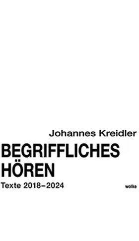 Kreidler |  Begriffliches Hören | Buch |  Sack Fachmedien