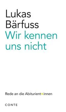Bärfuss |  Wir kennen uns nicht | Buch |  Sack Fachmedien