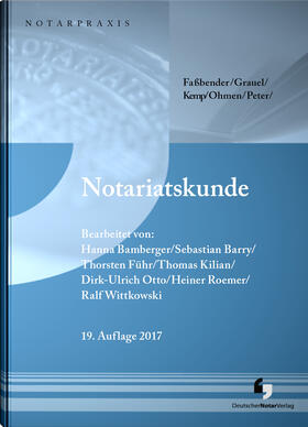 Notariatskunde | Buch | 978-3-95646-106-4 | sack.de