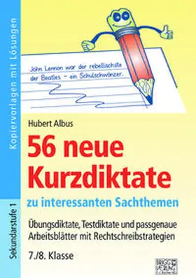Albus |  56 neue Kurzdiktate 7./8. Klasse | Buch |  Sack Fachmedien