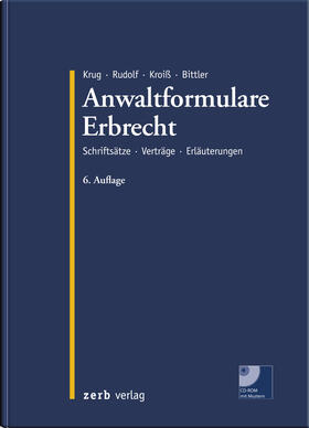Anwaltformulare Erbrecht /mit CD-ROM | Buch | 978-3-95661-086-8 | sack.de