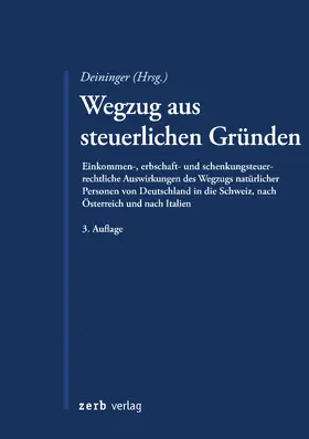 Salvatore / Deininger / Nordin |  Wegzug aus steuerlichen Gründen | Buch |  Sack Fachmedien