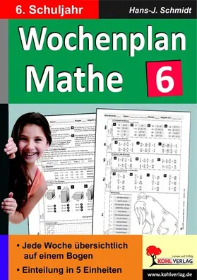 Schmidt | Wochenplan Mathe / Klasse 6 | E-Book | www2.sack.de