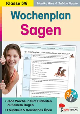 Hauke |  Wochenplan Sagen 5/6 | Buch |  Sack Fachmedien