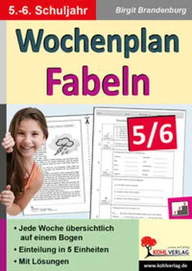 Brandenburg |  Wochenplan Fabeln 5/6 | Buch |  Sack Fachmedien