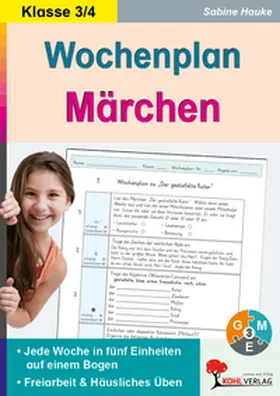 Hauke |  Wochenplan Märchen / Klasse 3-4 | Buch |  Sack Fachmedien