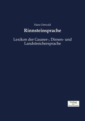 Ostwald |  Rinnsteinsprache | Buch |  Sack Fachmedien
