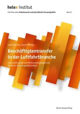 Massolle / Mühge |  Beschäftigtentransfer in der Luftfahrtbranche | Buch |  Sack Fachmedien