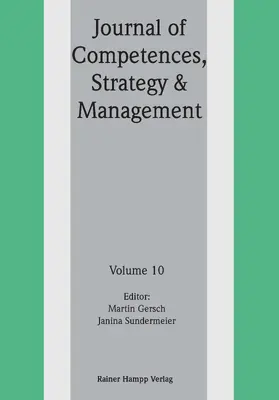 Gersch / Sundermeier |  Journal of Competences, Strategy & Management | eBook | Sack Fachmedien