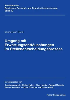 Köhn-Hövel |  Umgang mit Erwartungsenttäuschungen im Stellenentscheidungsprozess | eBook | Sack Fachmedien