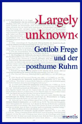 Wille |  ›Largely unknown‹ | Buch |  Sack Fachmedien