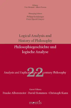 Hasper / Steinkrüger / Albersmeier |  Analysis and Explication in 20th Century Philosophy | Buch |  Sack Fachmedien