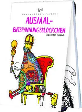 Holzach |  Ausmal-Entspannungsblöckchen | Buch |  Sack Fachmedien